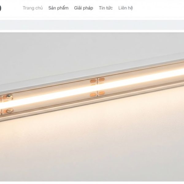 Dây Đèn LED COB 24V Hắt Khe Trần Thạch Cao (Vàng Ấm / Trung Tính)