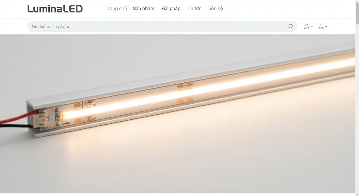 Dây Đèn LED COB 24V Hắt Khe Trần Thạch Cao (Vàng Ấm / Trung Tính) Dây Đèn LED COB 24V Hắt Khe Trần Thạch Cao (Vàng Ấm / Trung Tính)